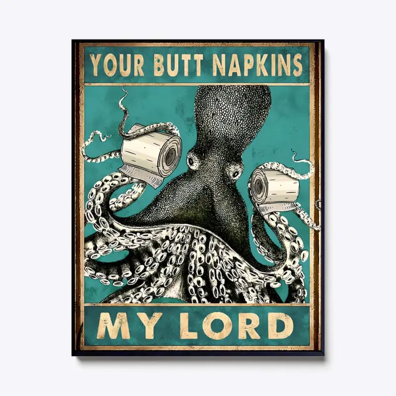 Cthulhu Butt Napkins. 